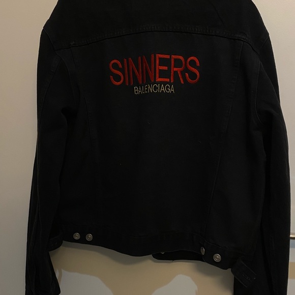 Balenciaga Sinners Denim Jacket 